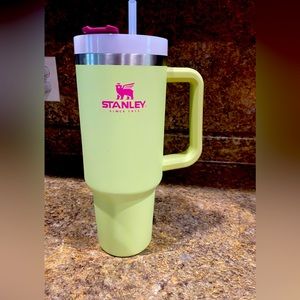 RARE!!!Super rare, one of the first color mixes! Citron Pink mix Stanley Tumbler